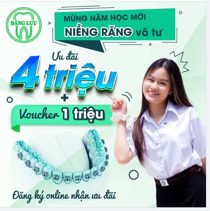 Niềng răng vô tư chào năm học mới