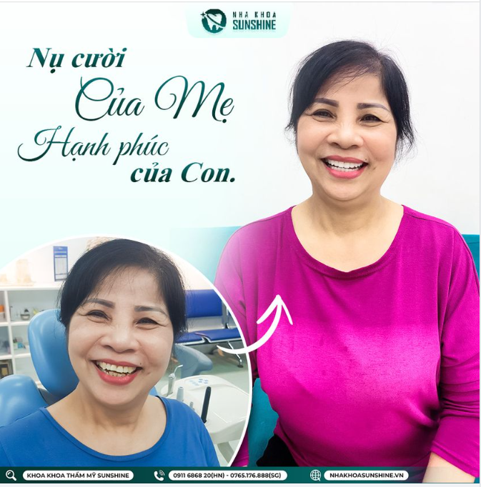 NỤ CƯỜI CỦA MẸ HẠNH PHÚC CỦA CON