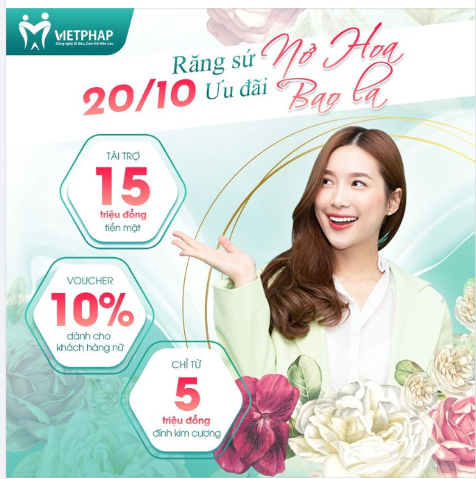RĂNG SỨ NỞ HOA – ƯU ĐÃI BAO LA