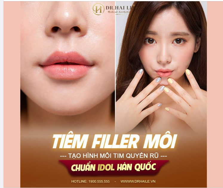 TIÊM FILLER TẠO HÌNH MÔI TIM - ĐẸP SANG CHUẨN IDOL HÀN QUỐC