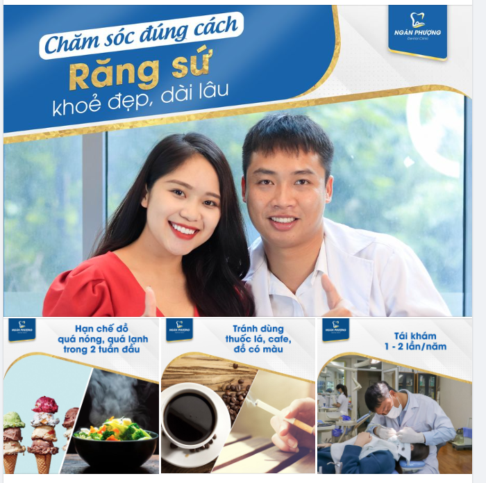 Chăm sóc đúng cách, răng sứ khoẻ đẹp dài lâu