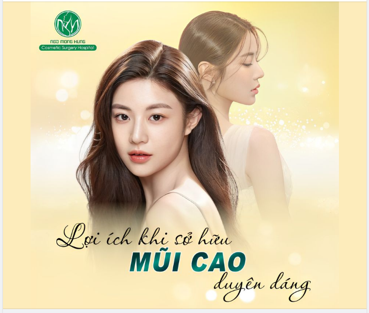 LỢI ÍCH “BẤT NGỜ” KHI SỞ HỮU CHIẾC MŨI CAO DUYÊN DÁNG