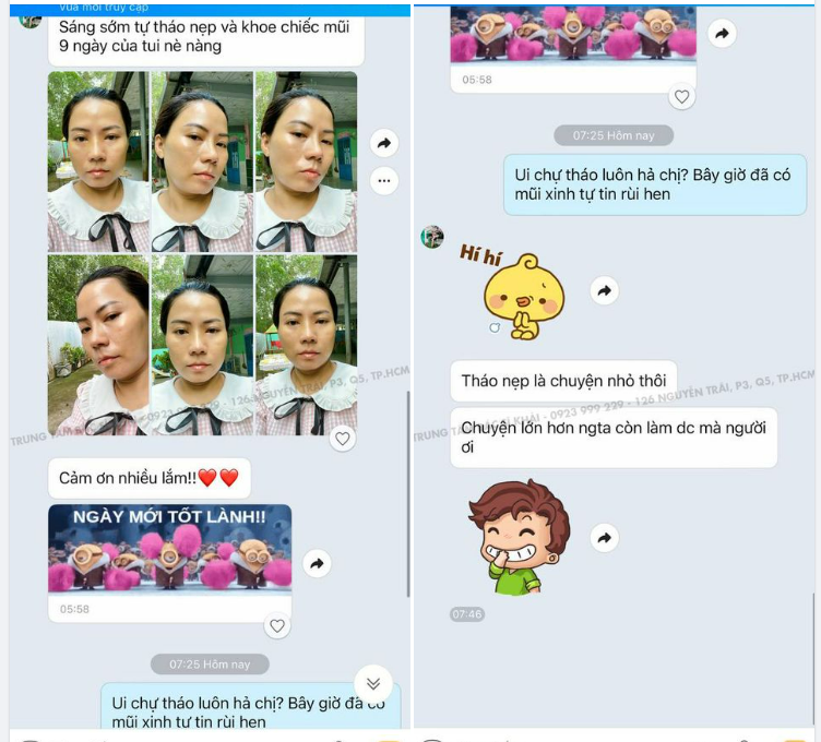 Cảm ơn khách hàng quá dễ thương Feedback cuối tuần bác sĩ Khải