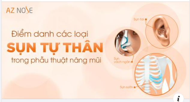 GIẢI ĐÁP VỀ SỤN TỰ THÂN TRONG NÂNG MŨI