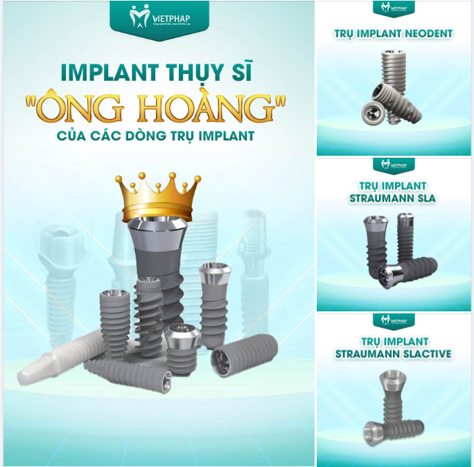 IMPLANT THỤY SĨ – “ÔNG HOÀNG” CỦA CÁC DÒNG TRỤ IMPLANT