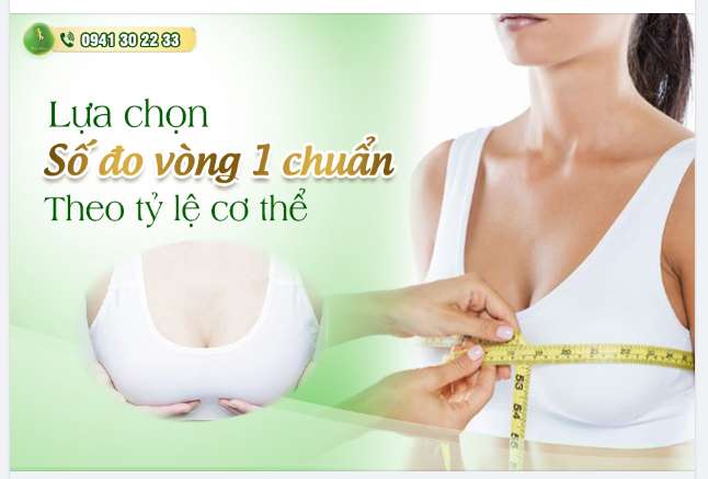 LỰA CHỌN SỐ ĐO V1 CHUẨN THEO TỶ LỆ CƠ THỂ