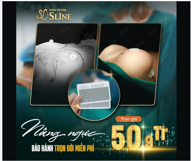 Nâng ngực trọn gói 50,9tr