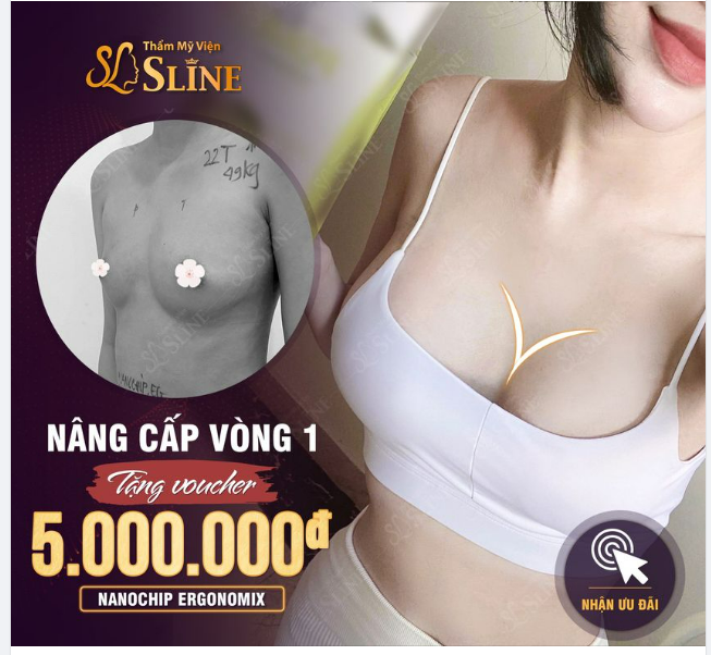 TẶNG NGAY VOUCHER 5TR. Cho khách hàng đăng ký nâng ngực trong ngày hôm nay