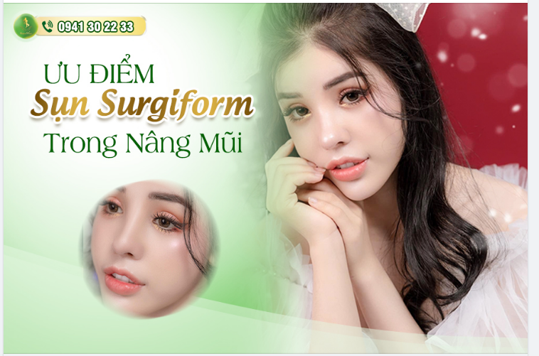 ƯU ĐIỂM SỤN SURGIFORM TRONG NÂNG MŨI