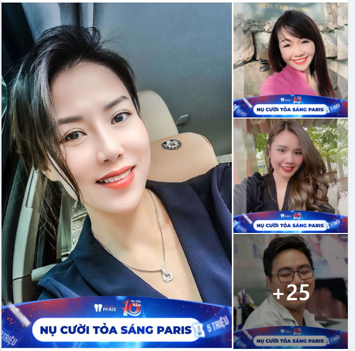 CƯỜI TỎA SÁNG PARIS
