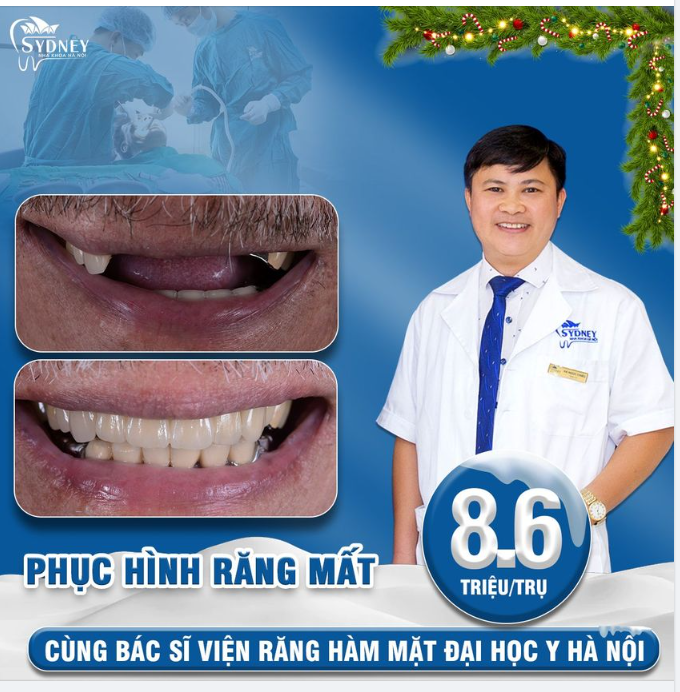 Trồng Implant đón Giáng sinh – Phục hình răng đã mất