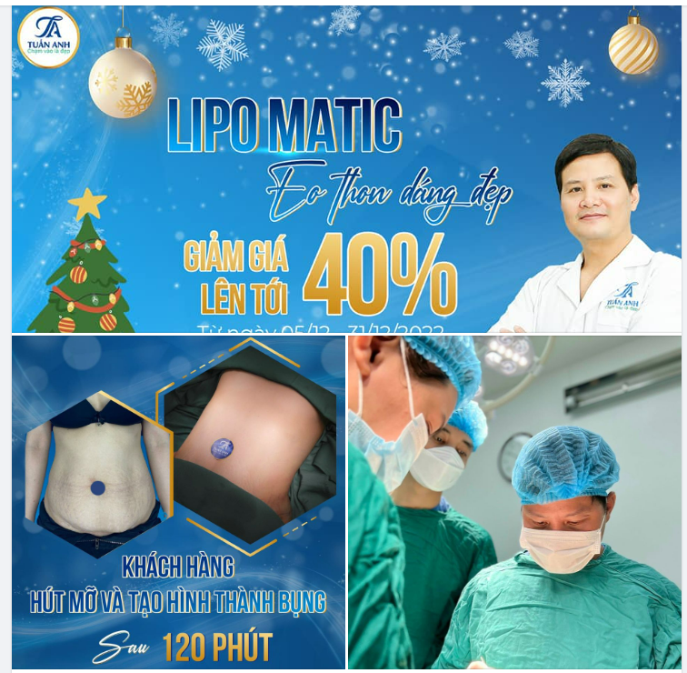 VÒNG 2 THON GỌN VỚI COMBO HÚT MỠ 4 VÙNG GIẢM NGAY 40%