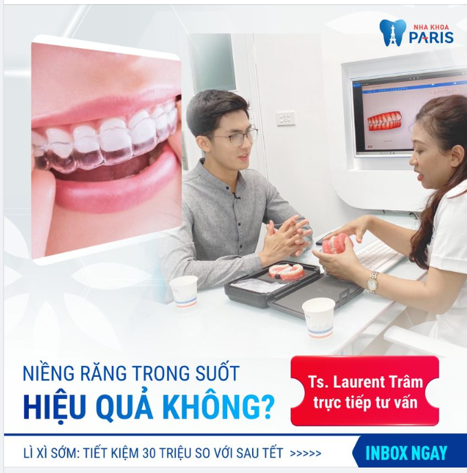 NIỀNG TRONG SUỐT CÓ HIỆU QUẢ NHƯ NIỀNG MẮC CÀI KHÔNG?