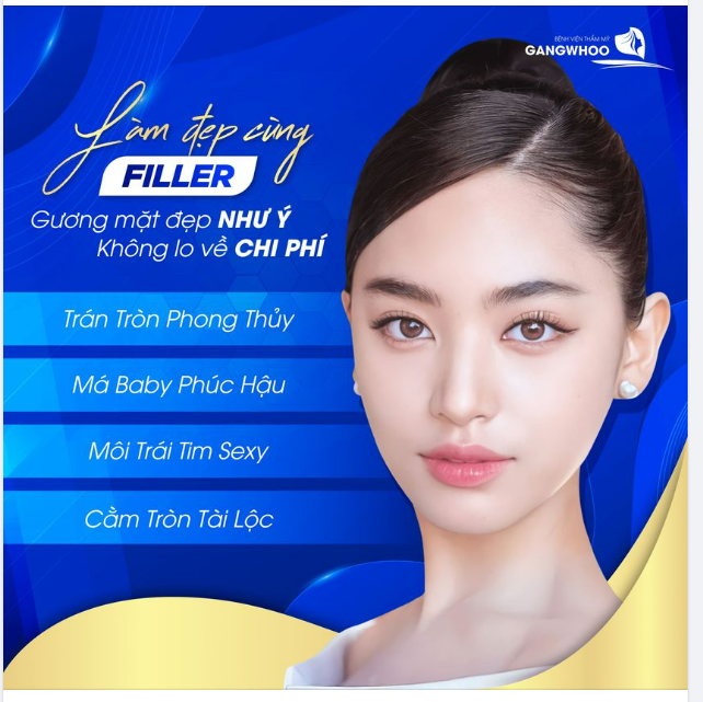 TIÊM FILLER TẠO HÌNH KHUÔN MẶT KIẾN TẠO VẺ ĐẸP VẠN NGƯỜI MÊ