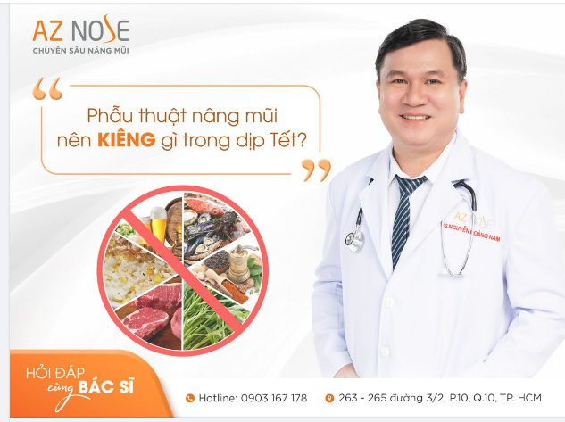 NÂNG MŨI "CẬN TẾT" CẦN KIÊNG NHỮNG GÌ