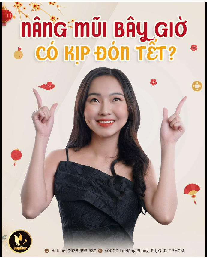 NÂNG MŨI BÂY GIỜ CÓ KỊP ĐÓN TẾT?