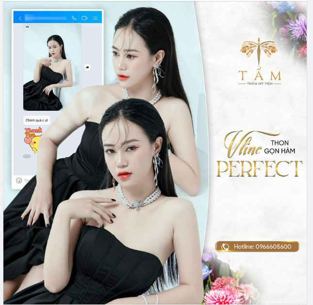 Hóa "thiên thần" với Vline Perfect