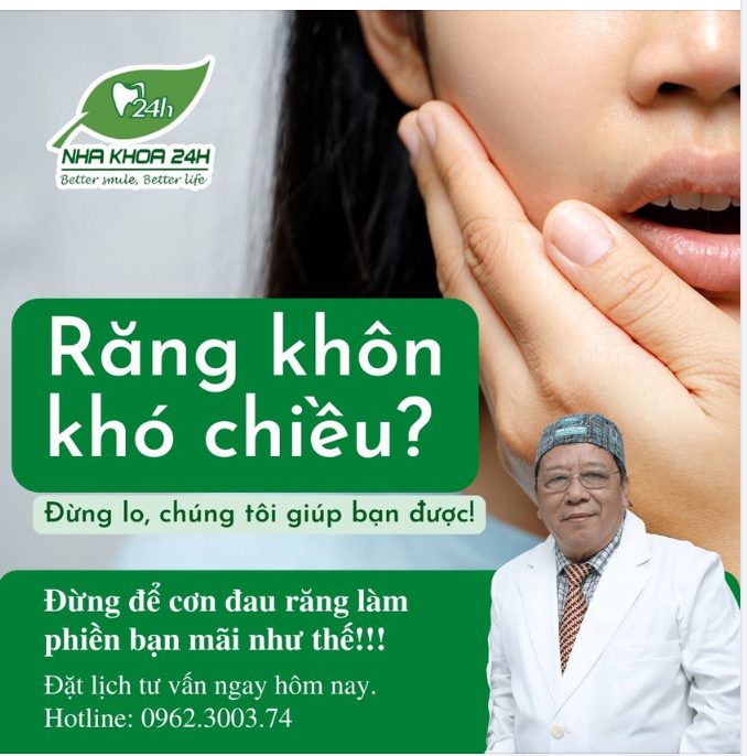 NHỔ RĂNG KHÔN MỌC LỆCH, CHẤM DỨT CƠN ĐAU TỨC THÌ!