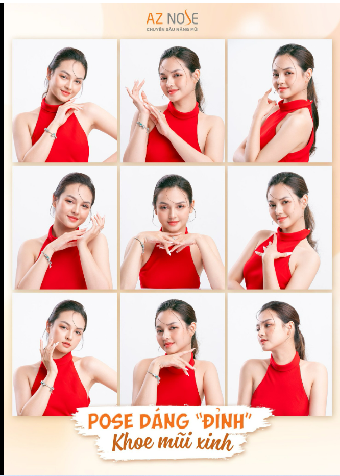 Tips tạo dáng "thần sầu" với dáng mũi cao xinh