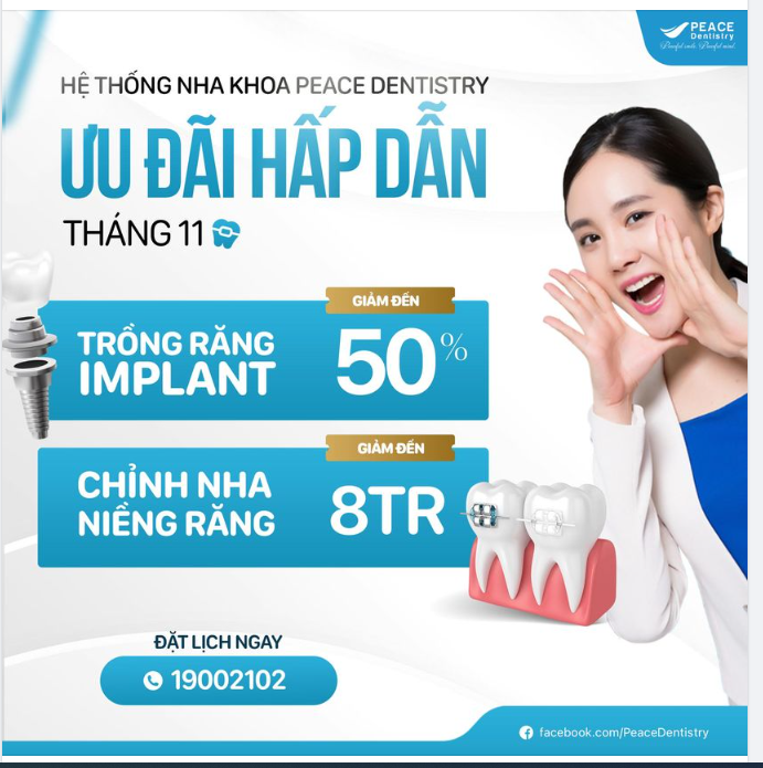 HỆ THỐNG NHA KHOA PEACE DENTISTRY: