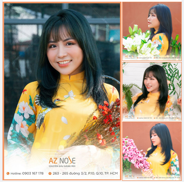 Nàng makeup artist rạng rỡ với dáng mũi 1 tháng tuổi