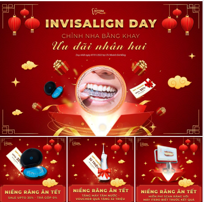 INVISALIGN DAY CHỈNH NHA BẰNG KHAY - ƯU ĐÃI NHÂN HAI
