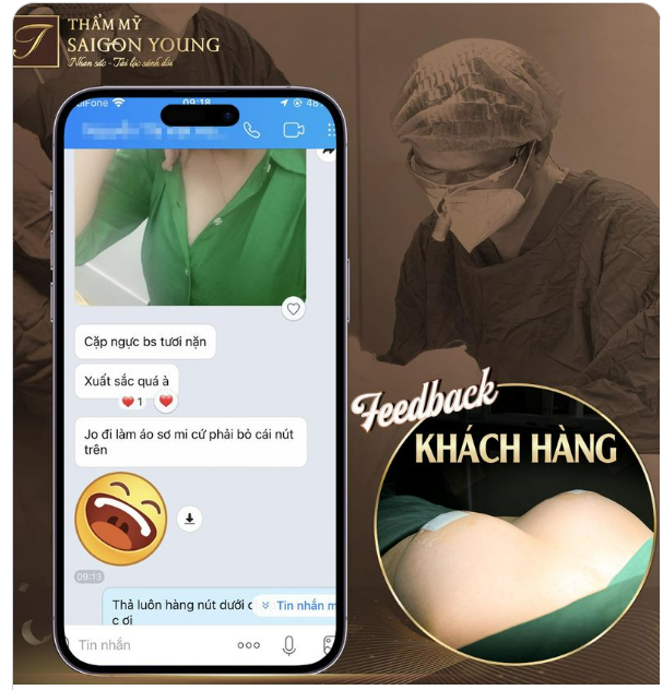 Không phải áo hai dây quyến rũ hay bikini sexy như thường ngày, hôm nay Saigon Young chia sẻ hình ảnh kín đáo một chút nhưng đầy tự tin sau khi nâng cấp V1 của khách hàng