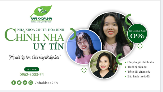  NIỀNG RĂNG CHỈ 1 TRIỆU/THÁNG TẠI NHA KHOA 24H