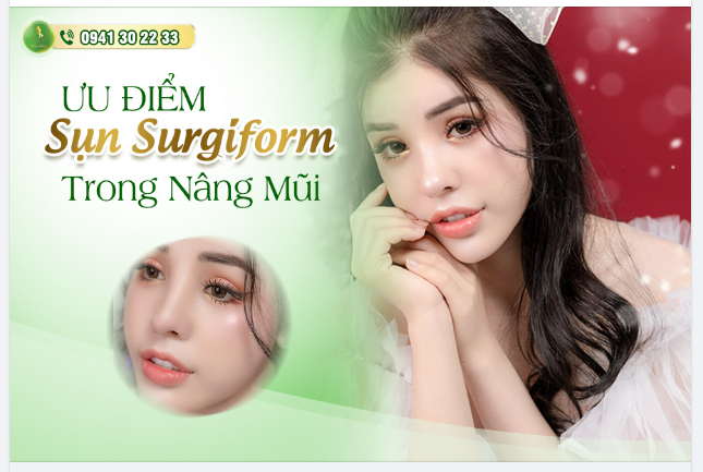 ƯU ĐIỂM SỤN SURGIFORM TRONG NÂNG MŨI