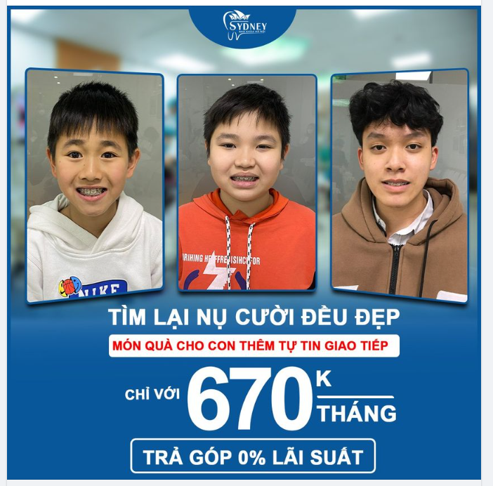 Niềng răng cho con ngay hôm nay  Kiến tạo nụ cười - định hướng tương lai