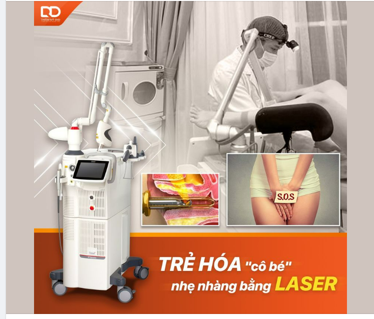 TRẺ HÓA "CÔ BÉ" NHẸ NHÀNG BẰNG LASER.