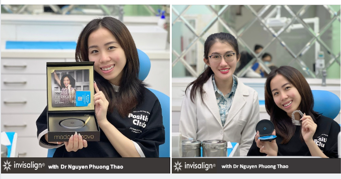 Chúc mừng Nhã Thịnh vừa nhận khay chỉnh răng trong suốt Invisalign nhé.