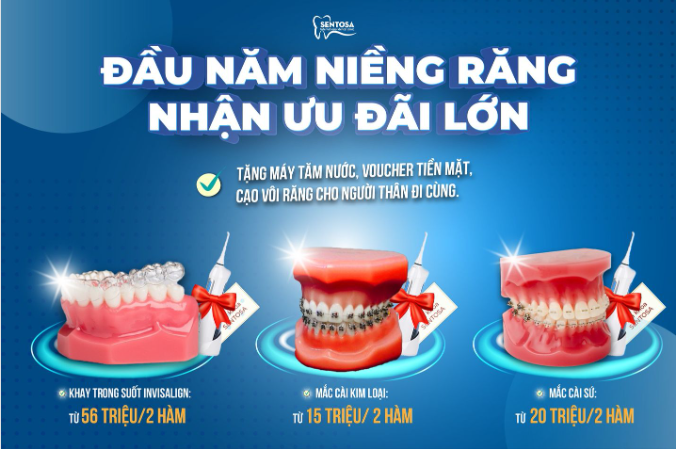 ĐẦU NĂM NIỀNG RĂNG - NHẬN ƯU ĐÃI LỚN