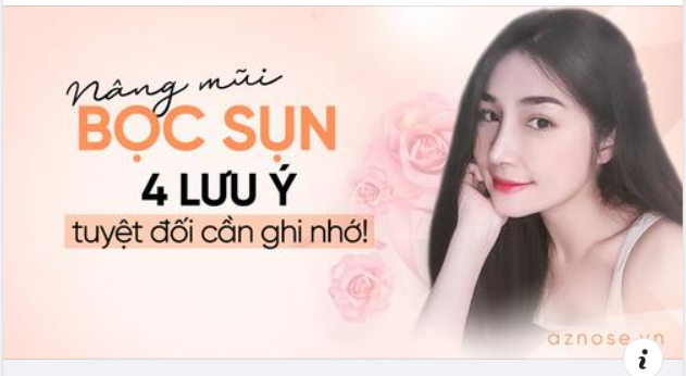 ​​​​​​​4 điều bạn nên biết khi nâng mũi bọc sụn tự thân