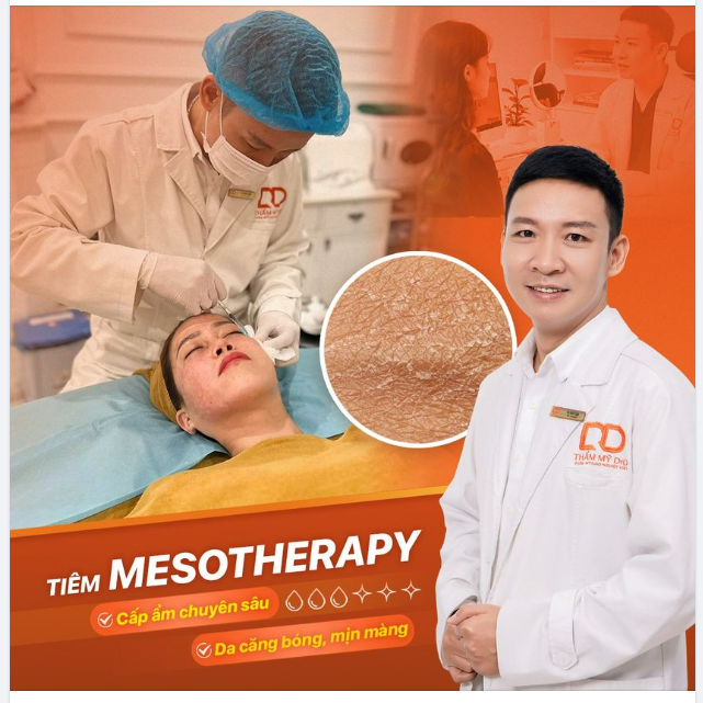Dịch vụ trẻ hóa da, cấp ẩm sáng hồng Mesotherapy luôn HOT tại Thẩm mỹ DrD