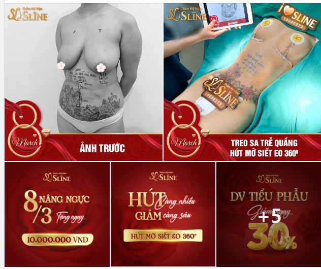 COMBO NÂNG NGỰC + HÚT MỠ SIẾT EO 360