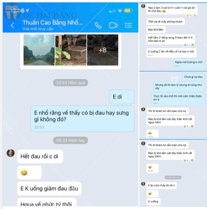 DÒNG FEEDBACK YÊU THƯƠNG CỦA KHÁCH