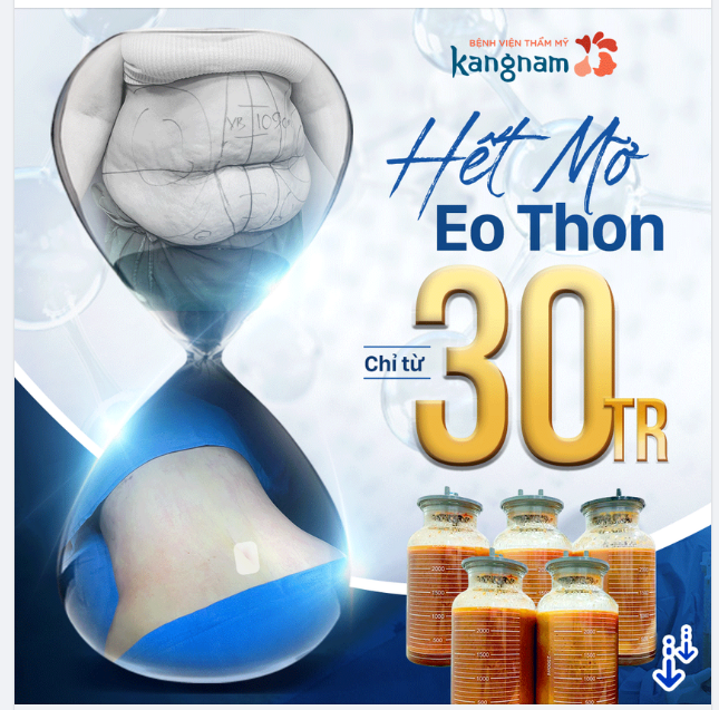 Chiếc bụng mỡ "hóa" thon gọn bất ngờ chỉ từ 30 triệu đồng