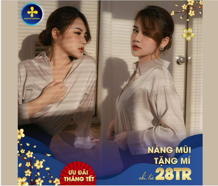 CUỐI NĂM BẬN RỘN, CHƯA KỊP LÀM ĐẸP QUA TẾT NÂNG MŨI, ĐƯỢC THÊM CẢ MÍ