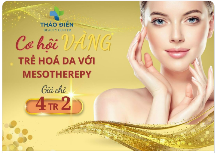 Trẻ hoá da với công nghệ tiêm mesotherapy tại Thảo Điền Beauty Center đang được KHUYẾN MÃI lên tới 30%