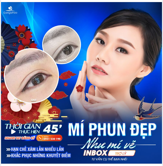 NHỮNG KIỂU PHUN MÍ THỊNH HÀNH NĂM 2023