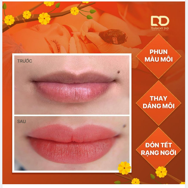 PHUN MÀU MÔI - THAY DÁNG MÔI - ĐÓN TẾT RẠNG NGỜI.