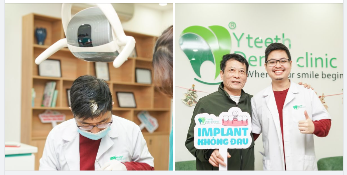 Chú Hồng Tính đến nha khoa với tình trạng mất răng và mong muốn của Chú là trồng răng implant để khắc phục tình trạng này.