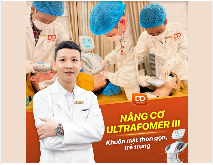 Nâng cơ Ultraformer III - Khuôn mặt thon gọn, trẻ trung