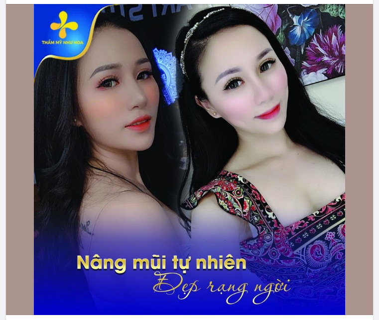 Khách hàng sử dụng dịch vụ nâng mũi tại Thẩm mỹ Như Hoa