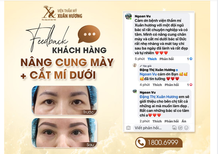 KHÁCH HÀNG NÓI GÌ SAU KHI THẨM MỸ TẠI XUÂN HƯƠNG?