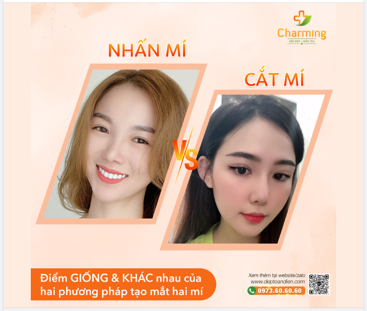 NHẤN MÍ VÀ CẮT MÍ - TƯỞNG GIỐNG NHƯNG HÓA RA LẠI KHÁC NHAU
