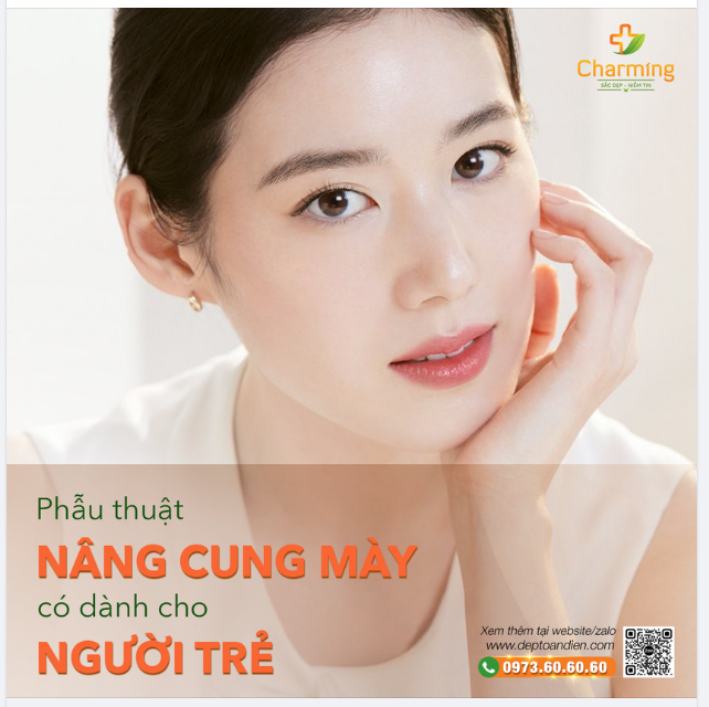 NGƯỜI TRẺ CÓ THỂ PHẪU THUẬT NÂNG CUNG MÀY KHÔNG?