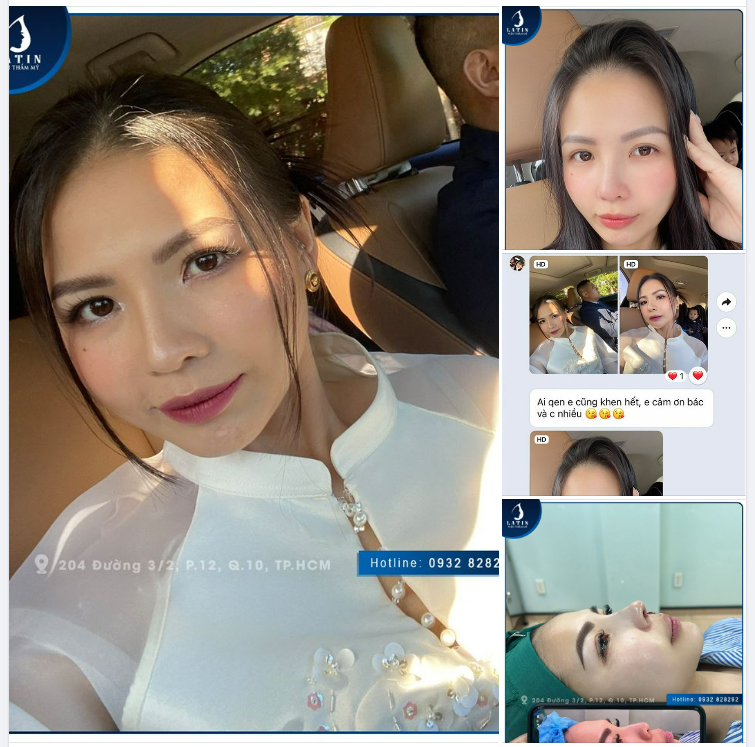 Feedback khách yêu nhà Latin. Khách hàng gửi hình ảnh xinh đẹp sau khi đẹp tại Latin.