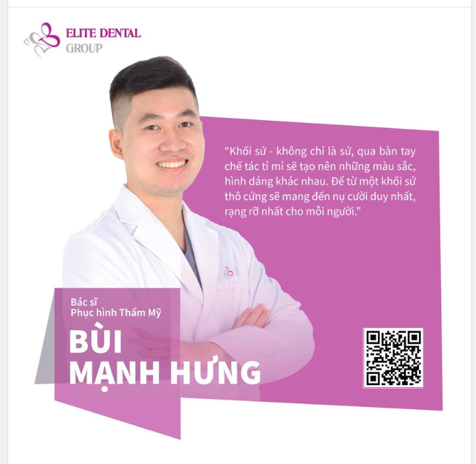 PHỤC HÌNH SỨ THẨM MỸ ĐỂ CÓ NỤ CƯỜI HOÀN HẢO VỚI BÁC SĨ BÙI MẠNH HƯNG